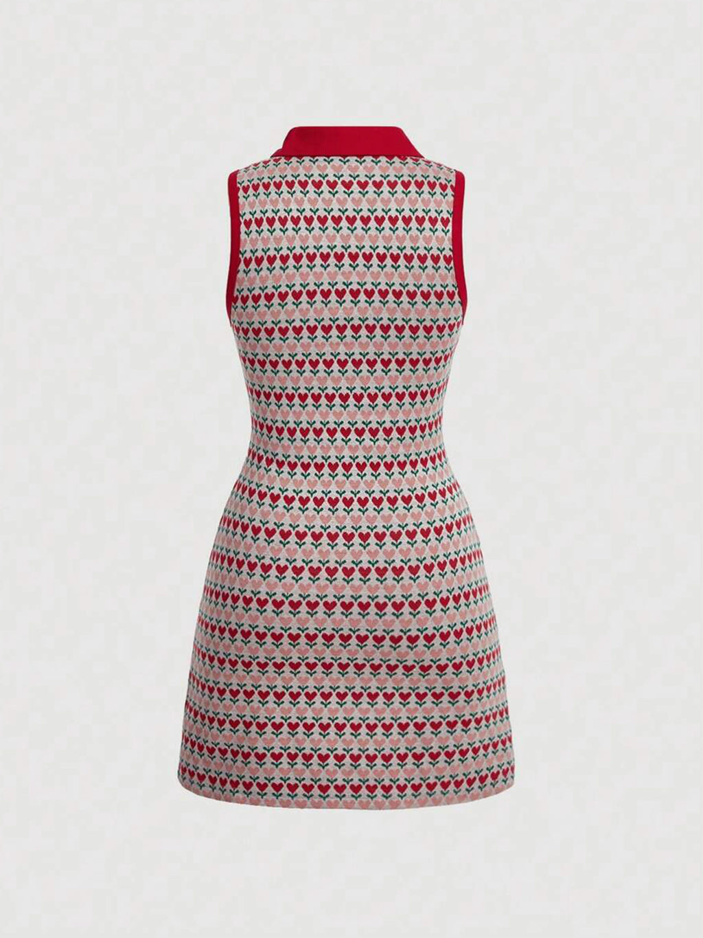 Women's Floral Knit Mini Dress