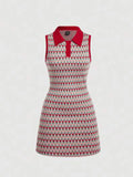 Women's Floral Knit Mini Dress