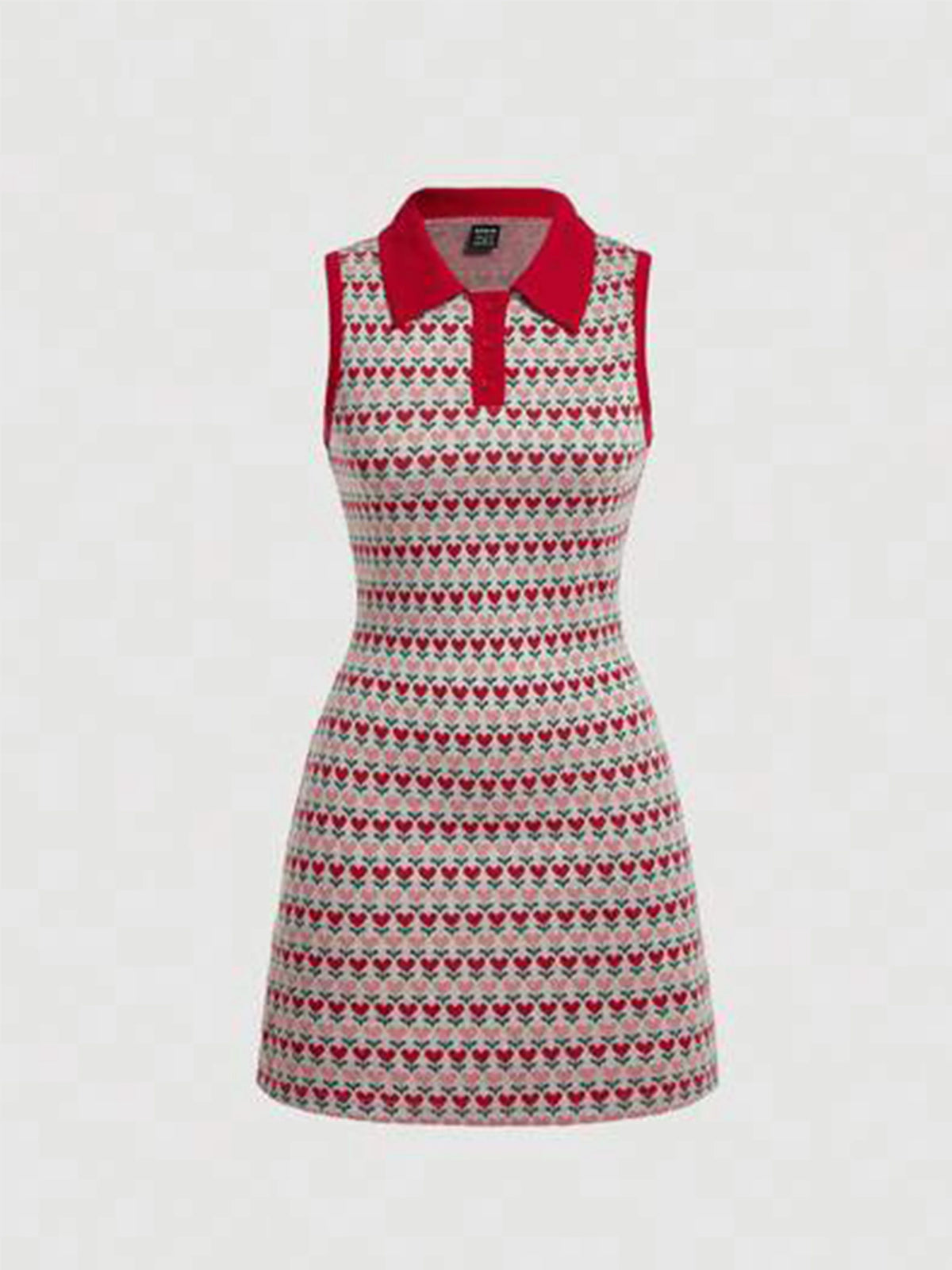 Women's Floral Knit Mini Dress