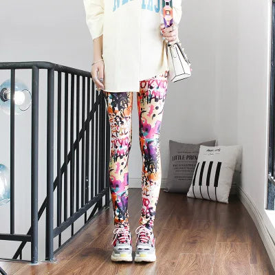 Women's Cartoon Print Leggings