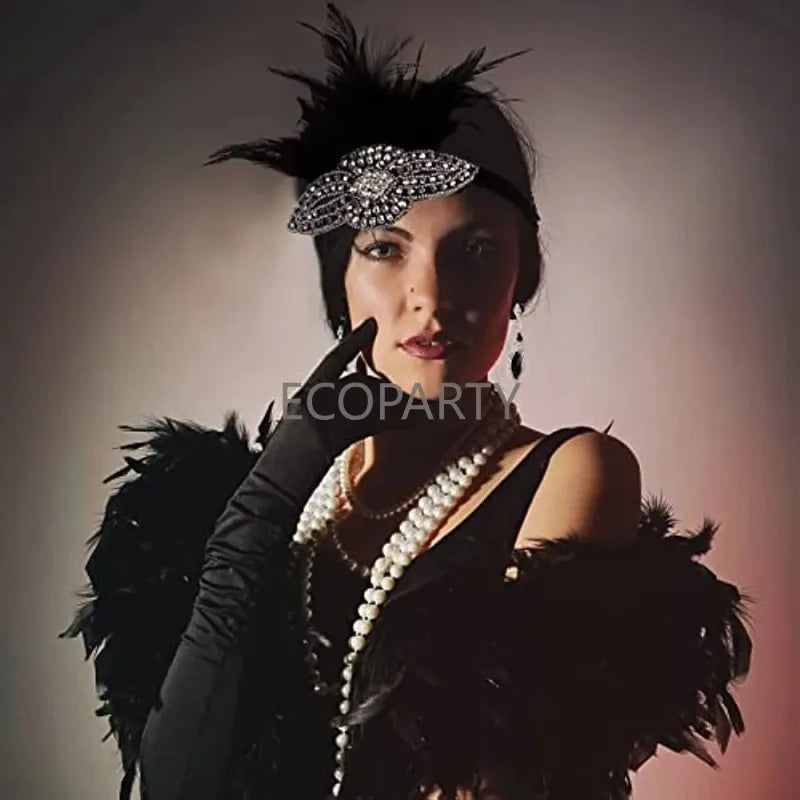 Women's 1920s Flapper Accessories Set (6-Piece)