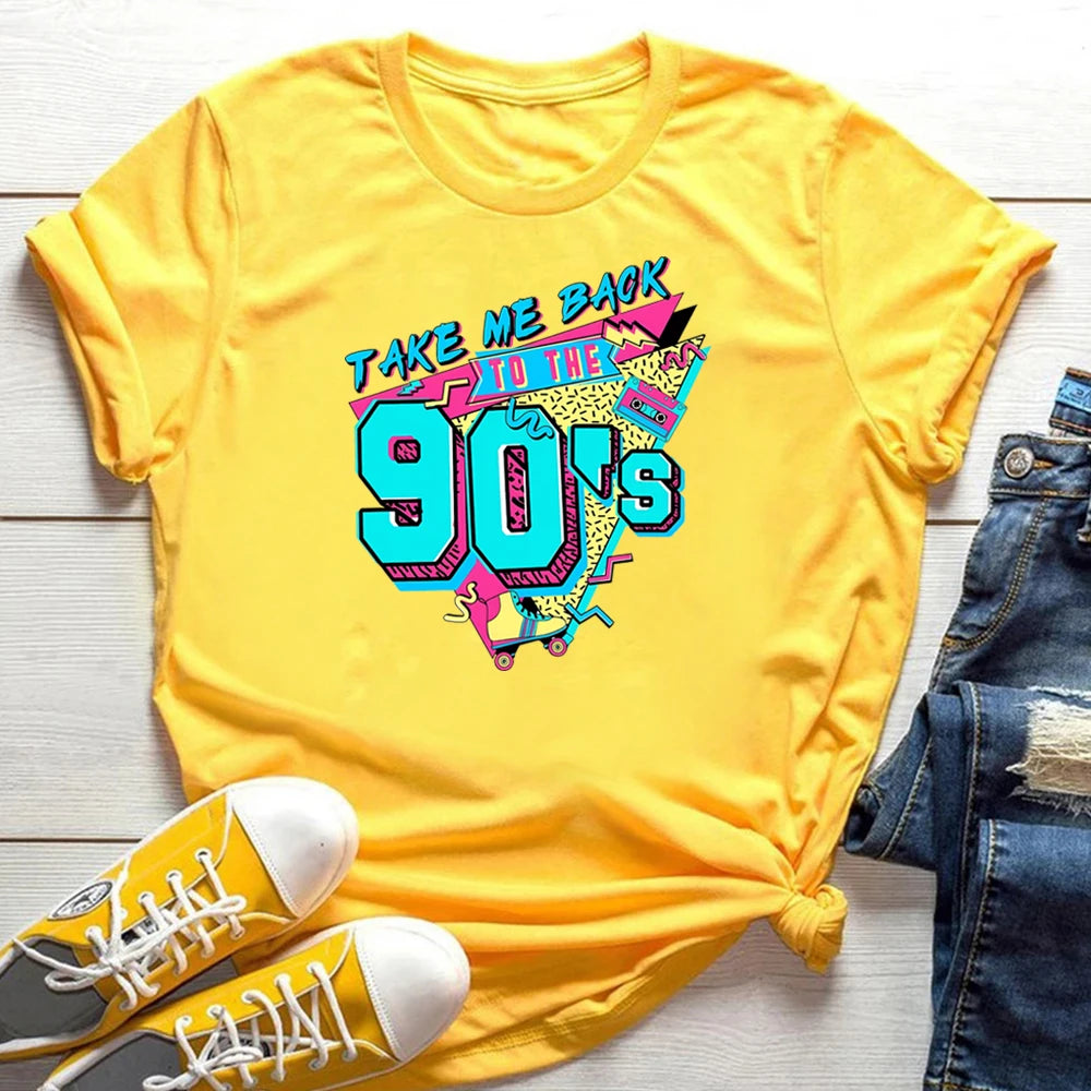 "Take Me Back to the 90s" Retro Graphic T-Shirt