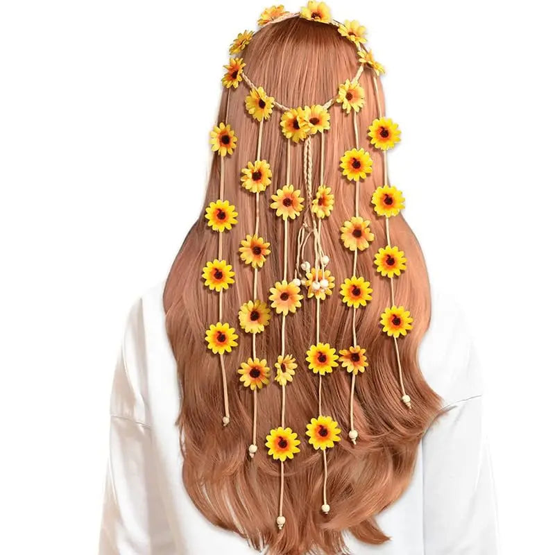 Bohemian Flower Crown Headband