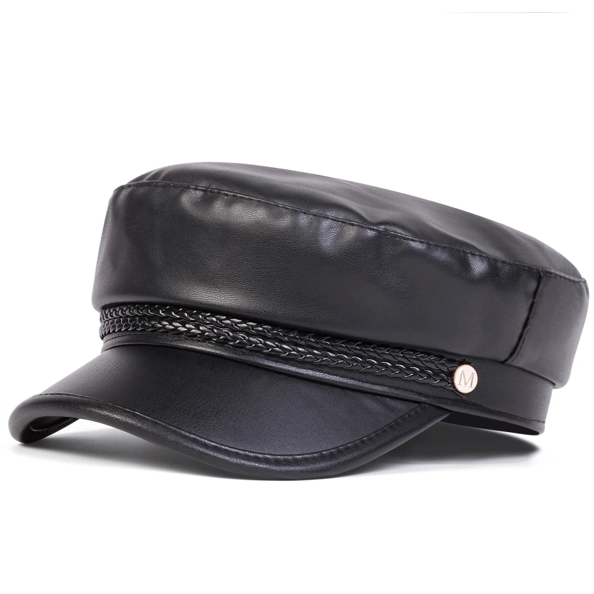 Women's Leather Sailor Hat