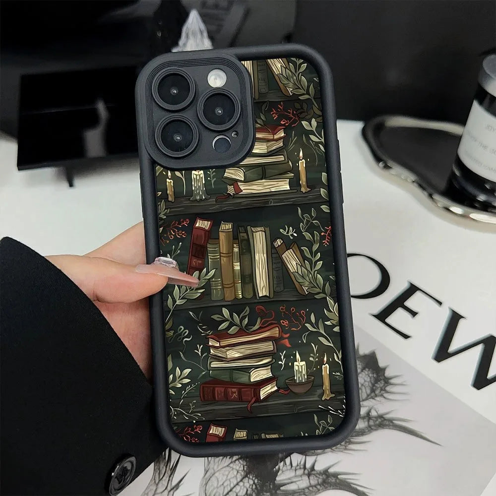 Bookshelf Pattern Phone Case