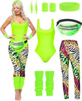 Women's Retro Glam Costume Set – Bold Game Theme Stage Outfit