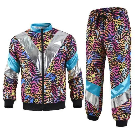 1990s Disco Tracksuit Set – Retro Party Costume