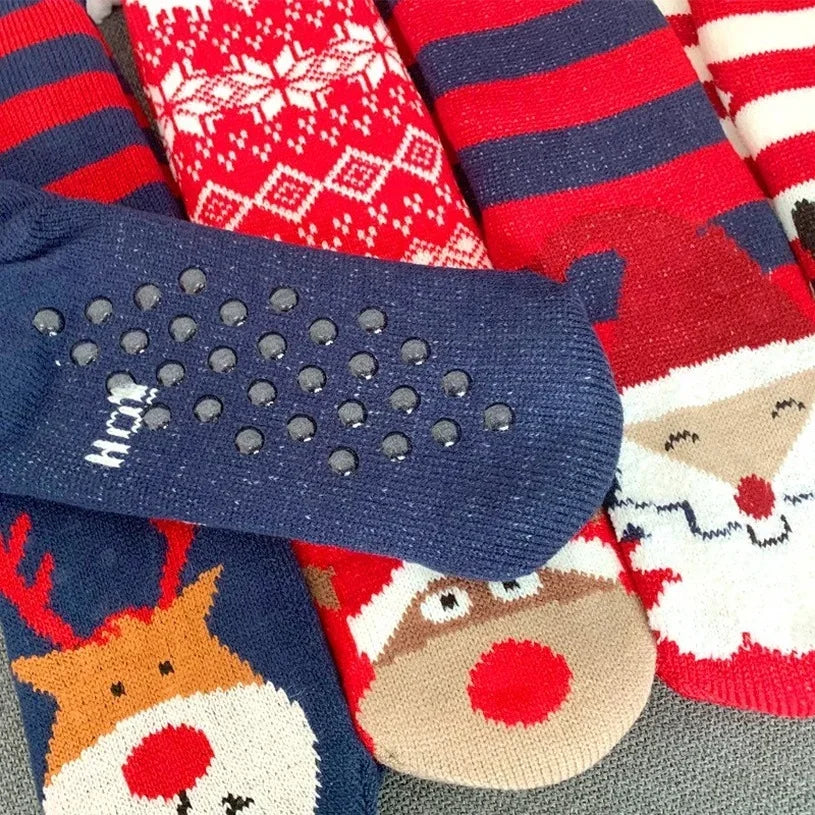 Christmas Fuzzy Slipper Socks