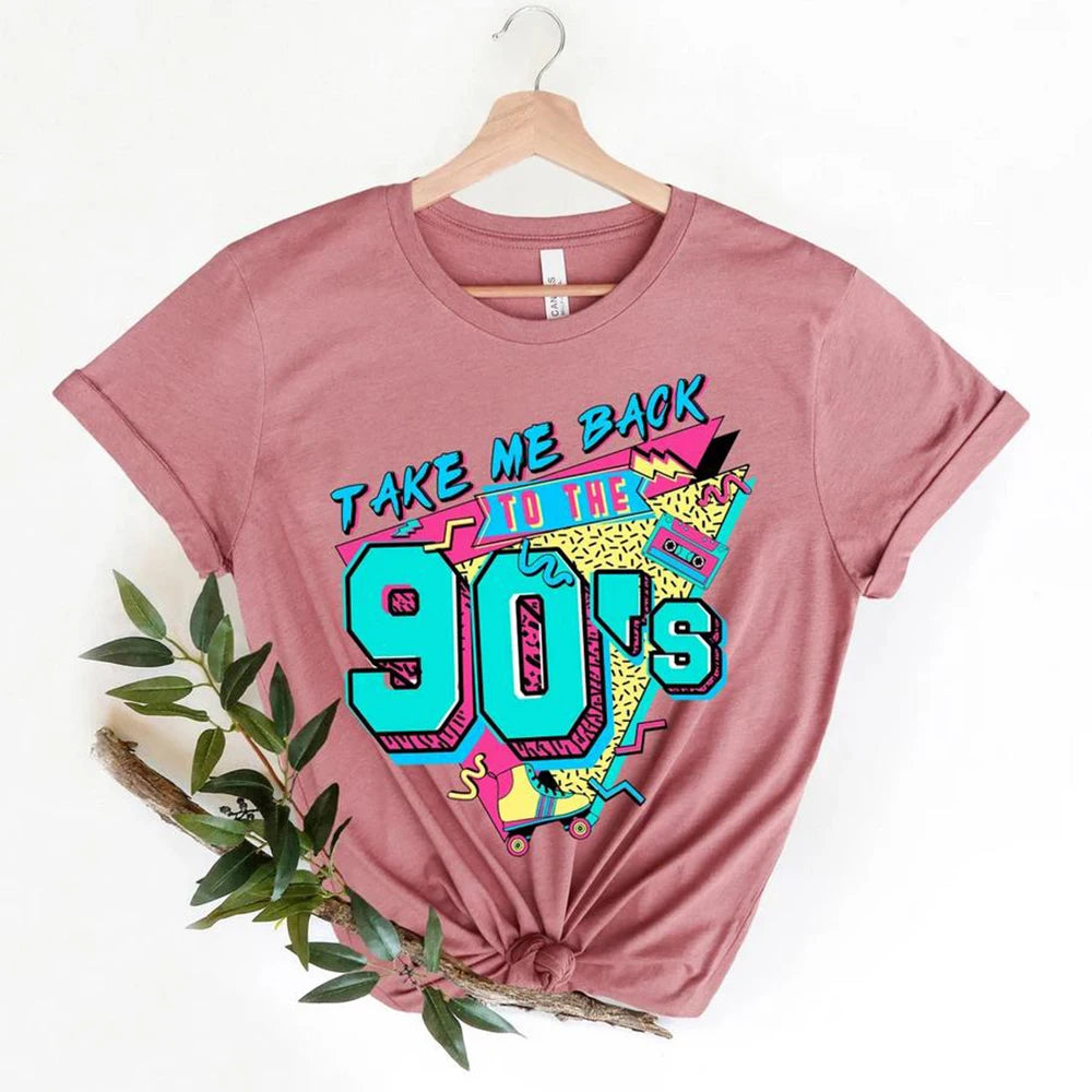 "Take Me Back to the 90s" Retro Graphic T-Shirt