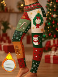 Women's Christmas Snowflake Thermal Leggings
