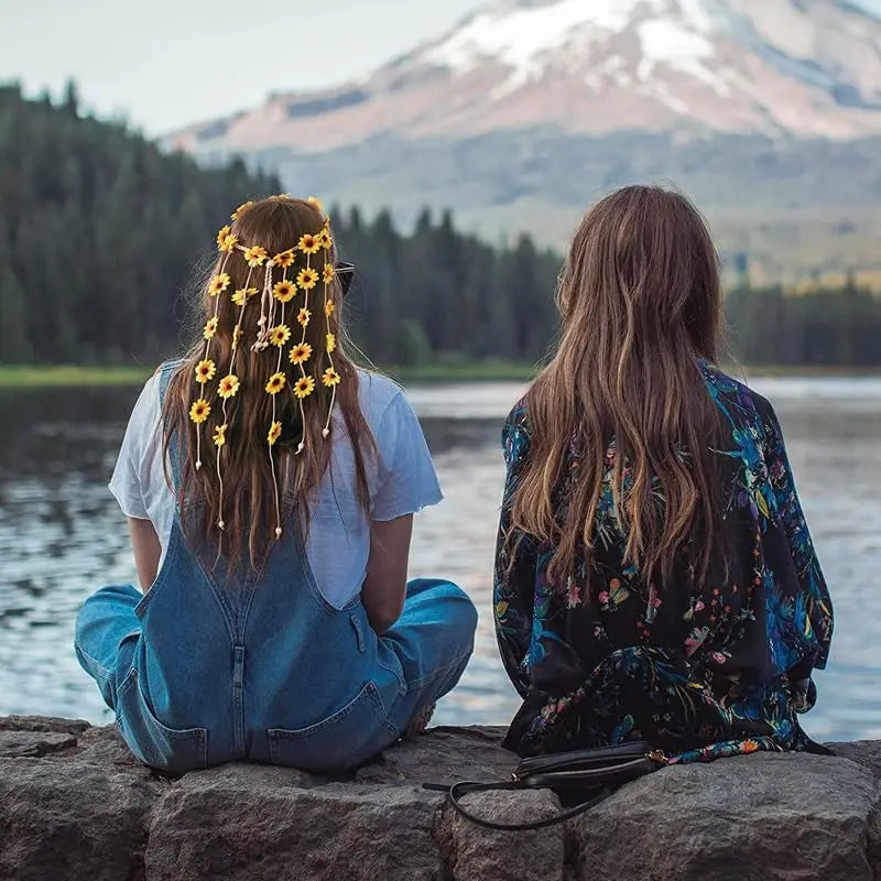 Bohemian Flower Crown Headband