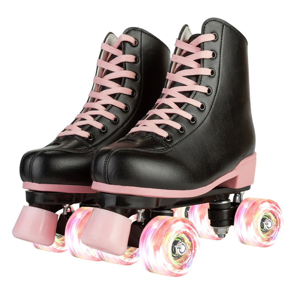 Women's Flashing LED Roller Skates