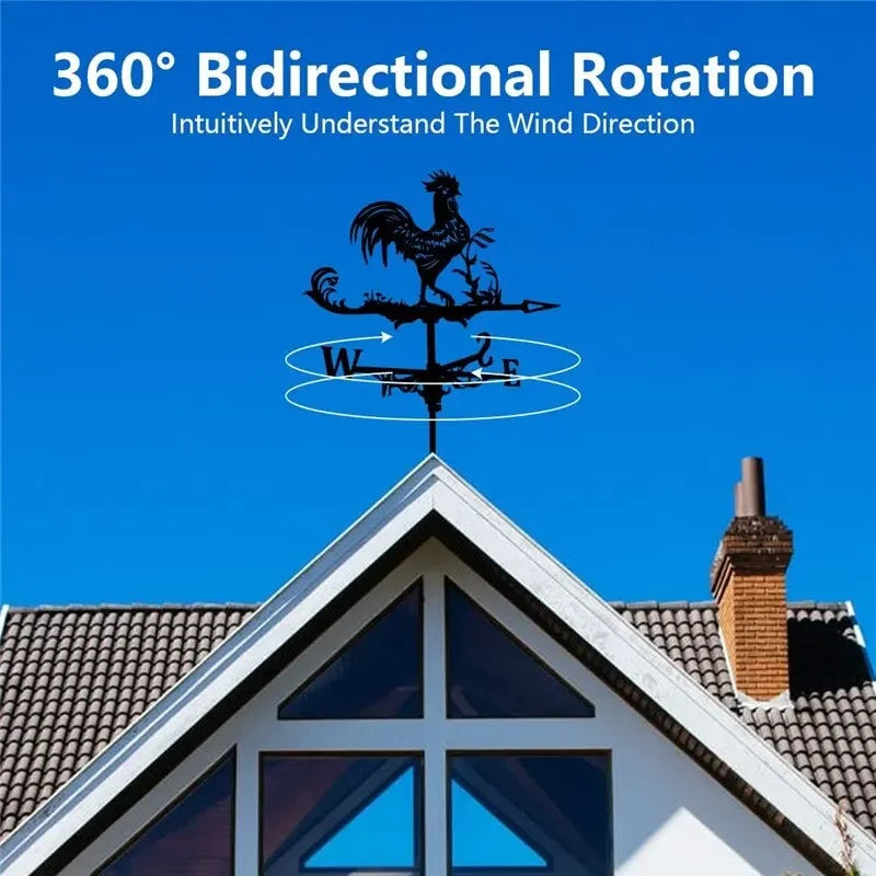 Metal Weathervane – Garden Roof Decor