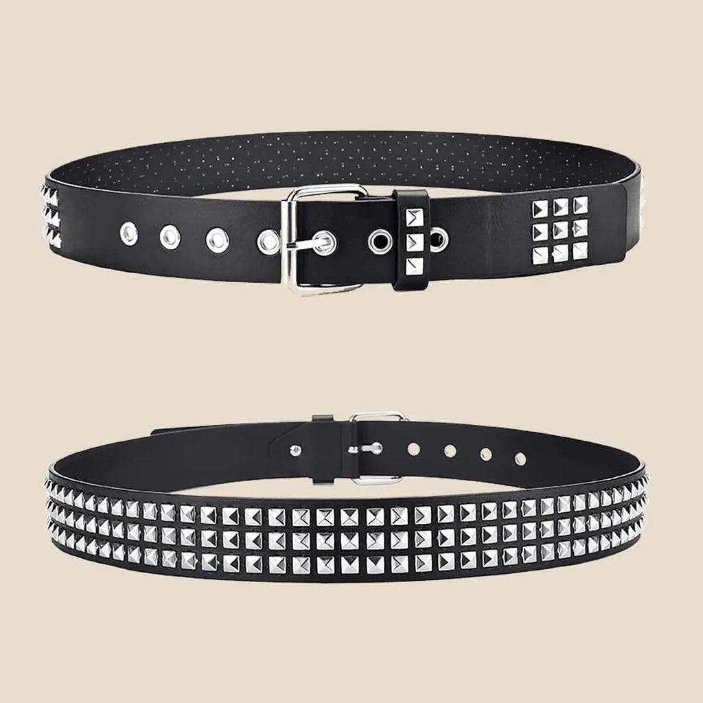 Punk Pyramid Rivet Belt
