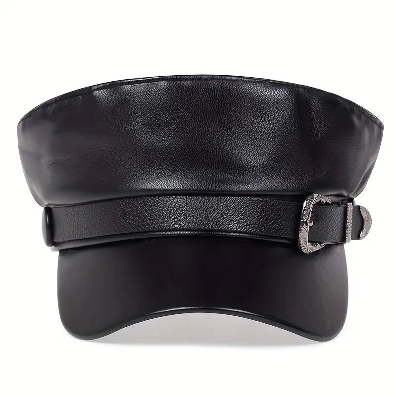 Women's Leather Sailor Hat