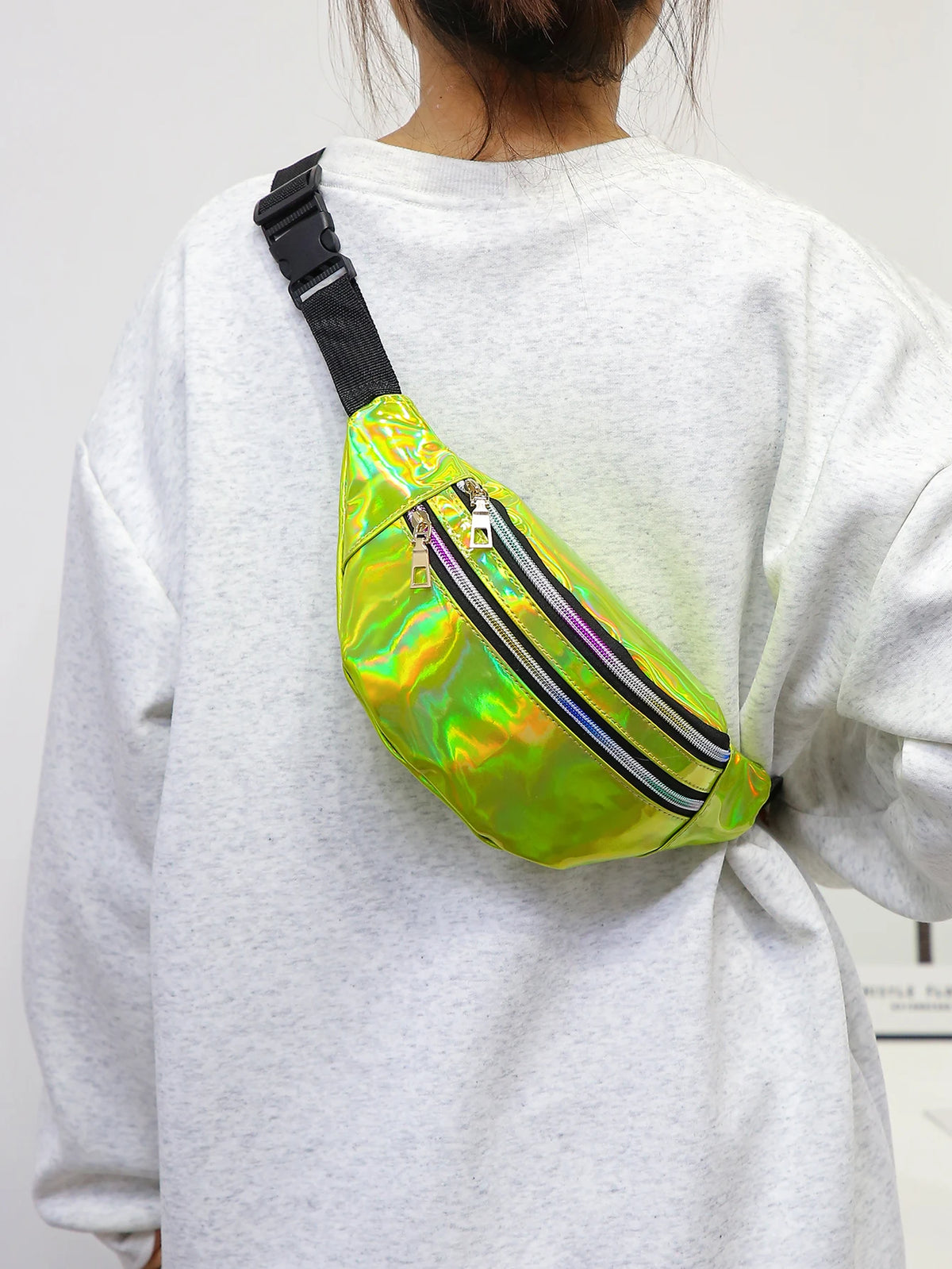 Holographic Fanny Pack – Waterproof Waist Bag