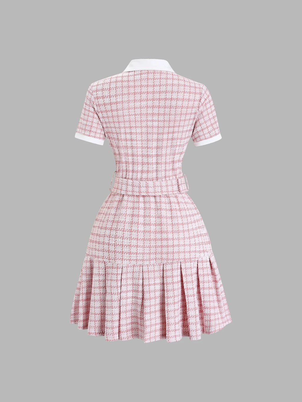 Women's Checkered Plaid Mini Dress