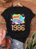 Vintage 1986 Cassette Tape Graphic T-Shirt
