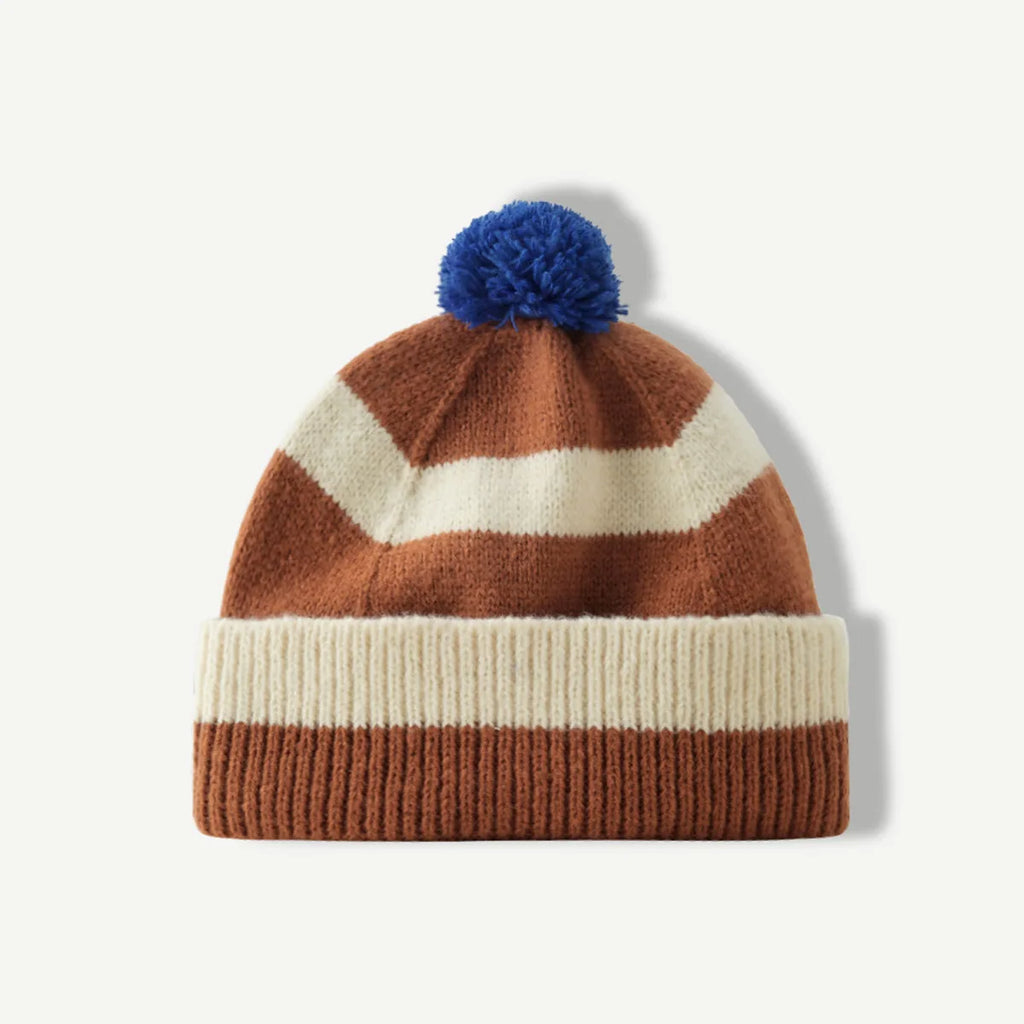 Women's Striped Knit Winter Hat