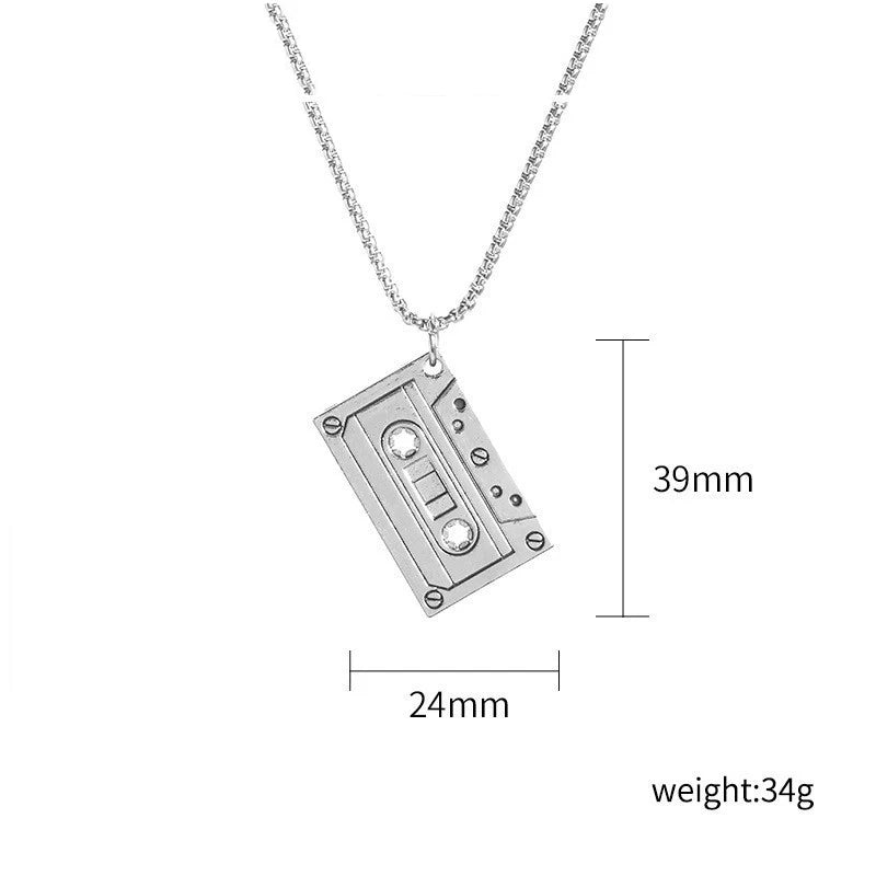 Hip Hop Couple Keychain – Retro Pendant