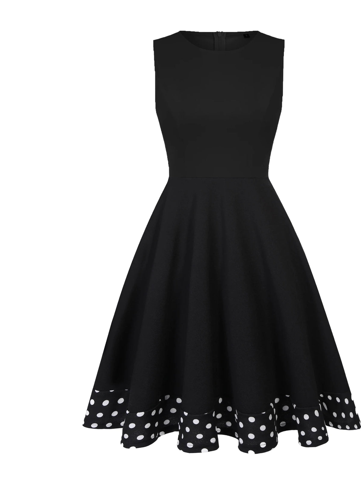 Women's 1950s Polka Dot Swing Dress Set