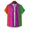 Men's 3D Rainbow Print Shirt