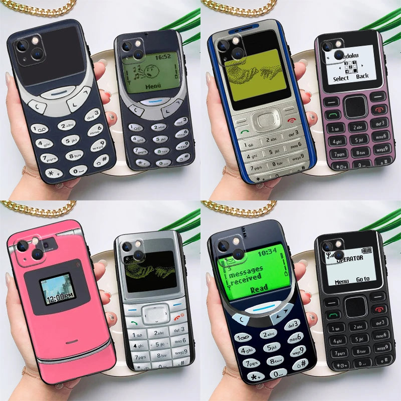 Retro Mobile Phone Case for iPhone