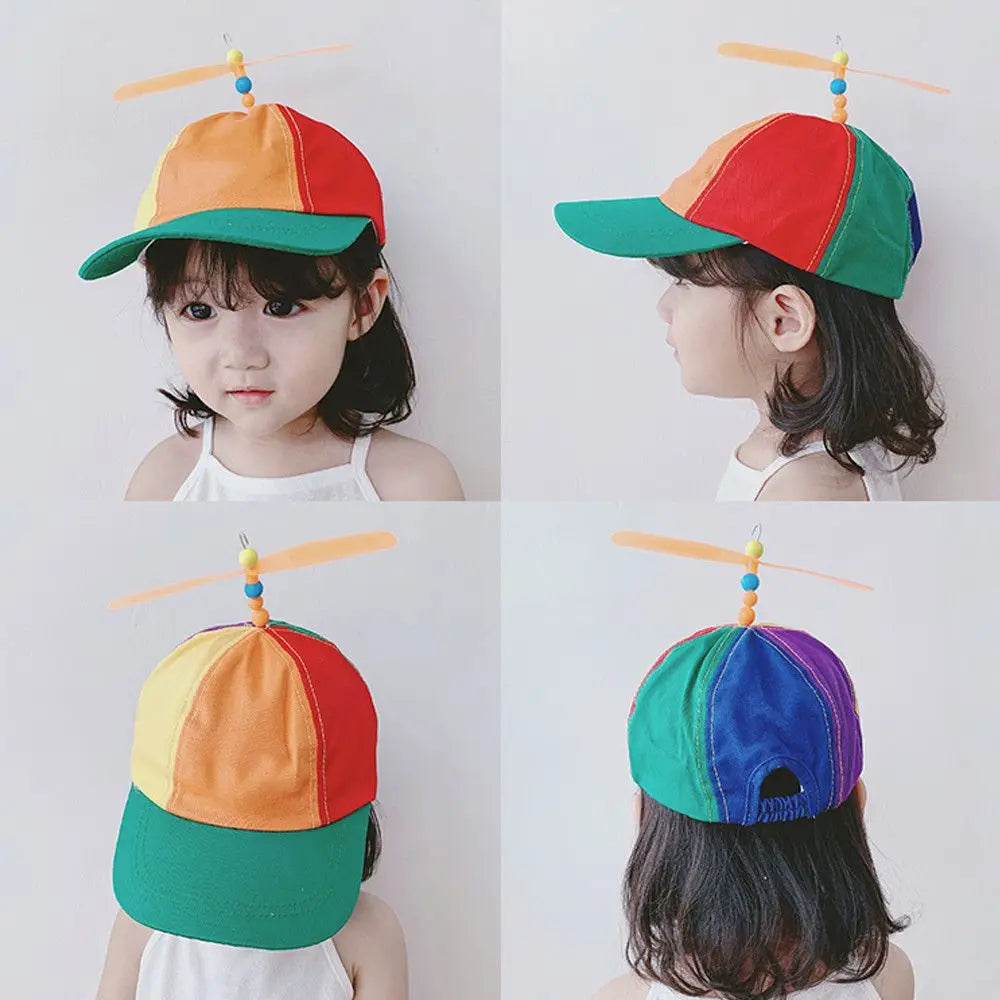 Rainbow Dragonfly Sun Cap