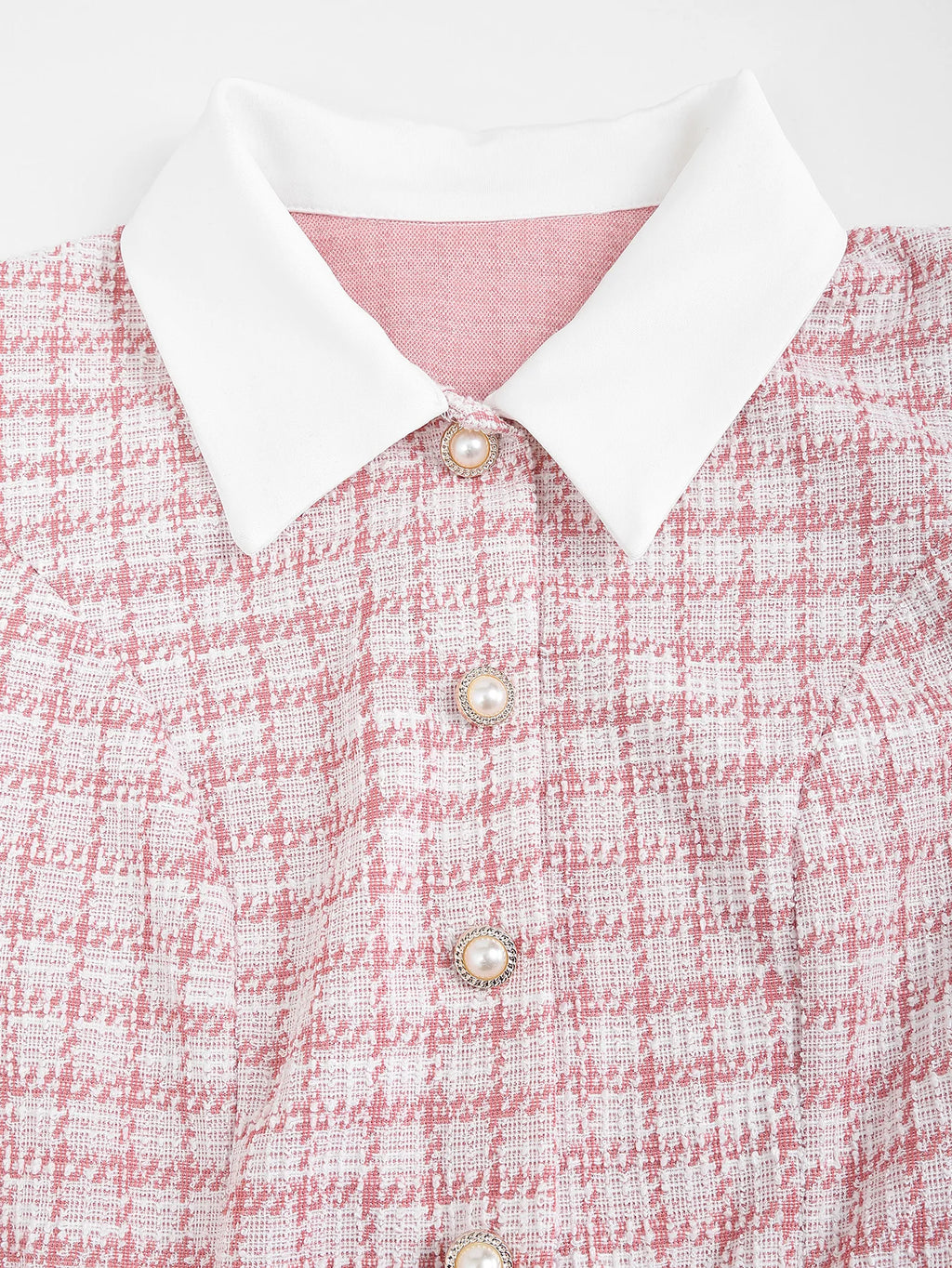 Women's Checkered Plaid Mini Dress