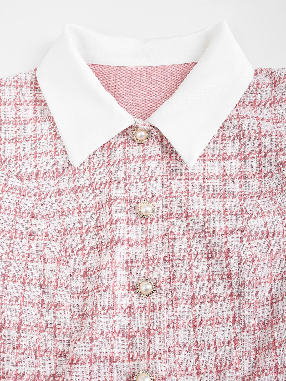Women's Checkered Plaid Mini Dress