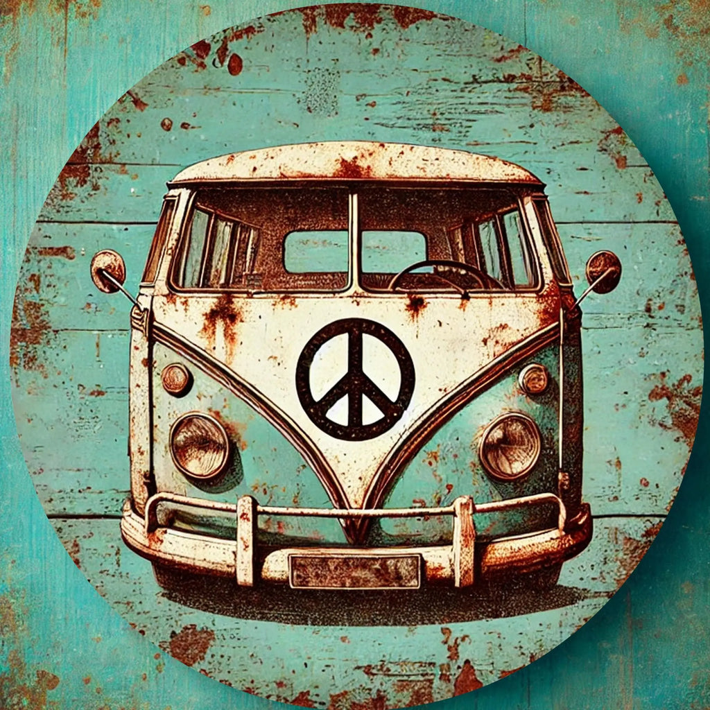 Wooden Car Logo Wall Plaque – Decorative Art Disc