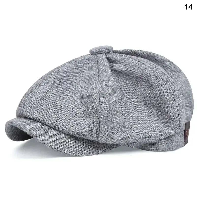 Men's 1920s Newsboy Flat Cap – Retro Beret