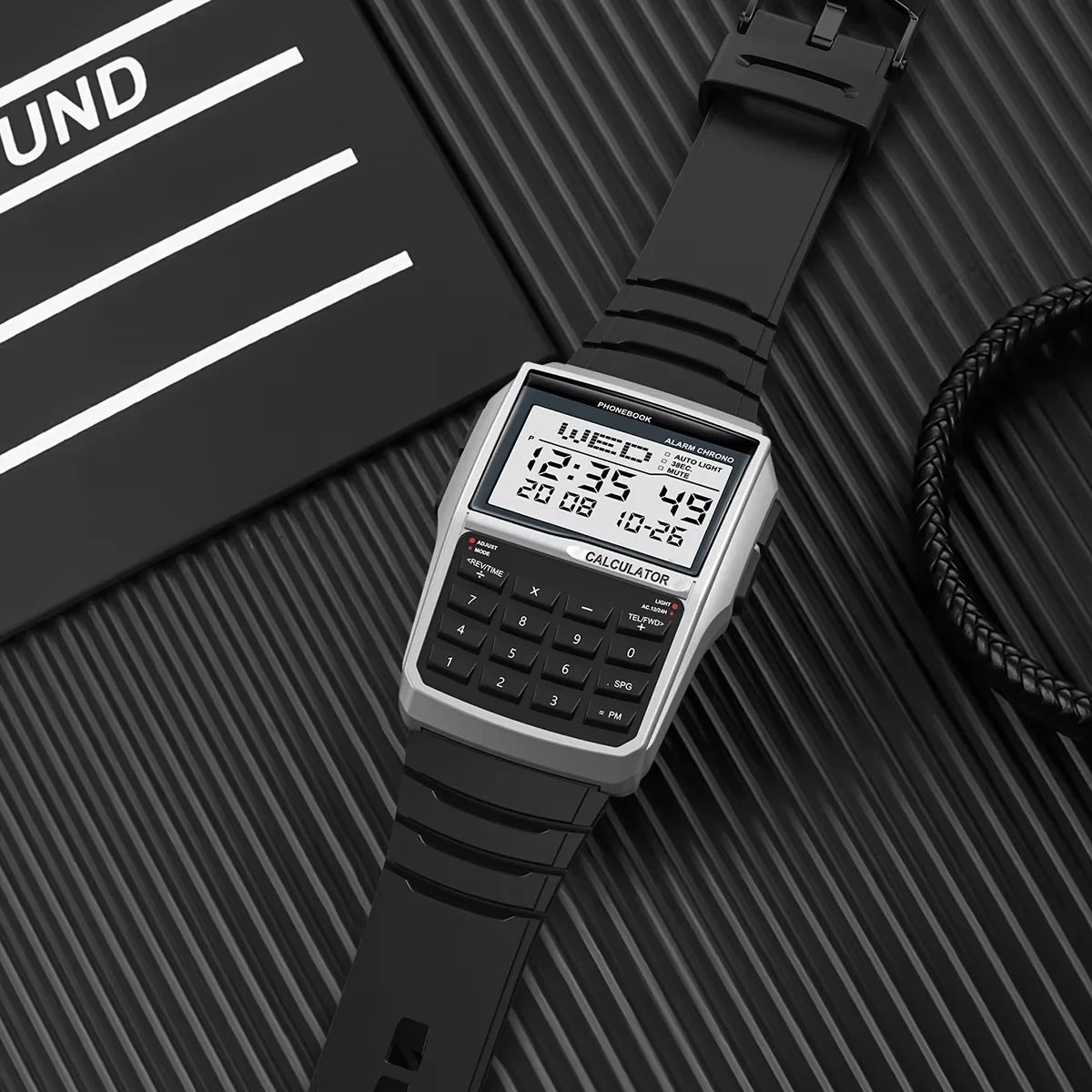 Men's Calculator LED Sports Watch