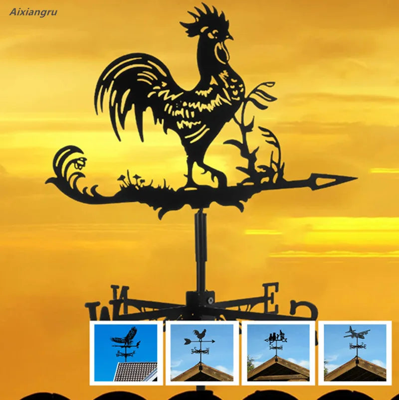Metal Weathervane – Garden Roof Decor