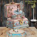 Ballerina Rotating Music Box