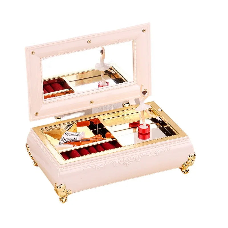 Rotating Dancing Girl Music Box