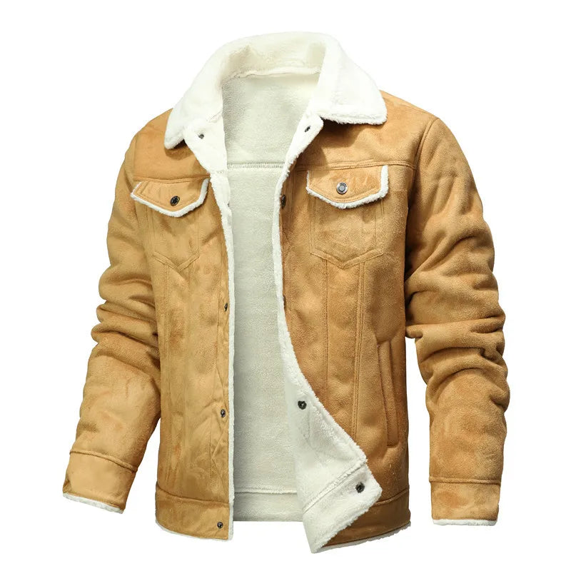 Men's Genuine Leather Bomber Jacket