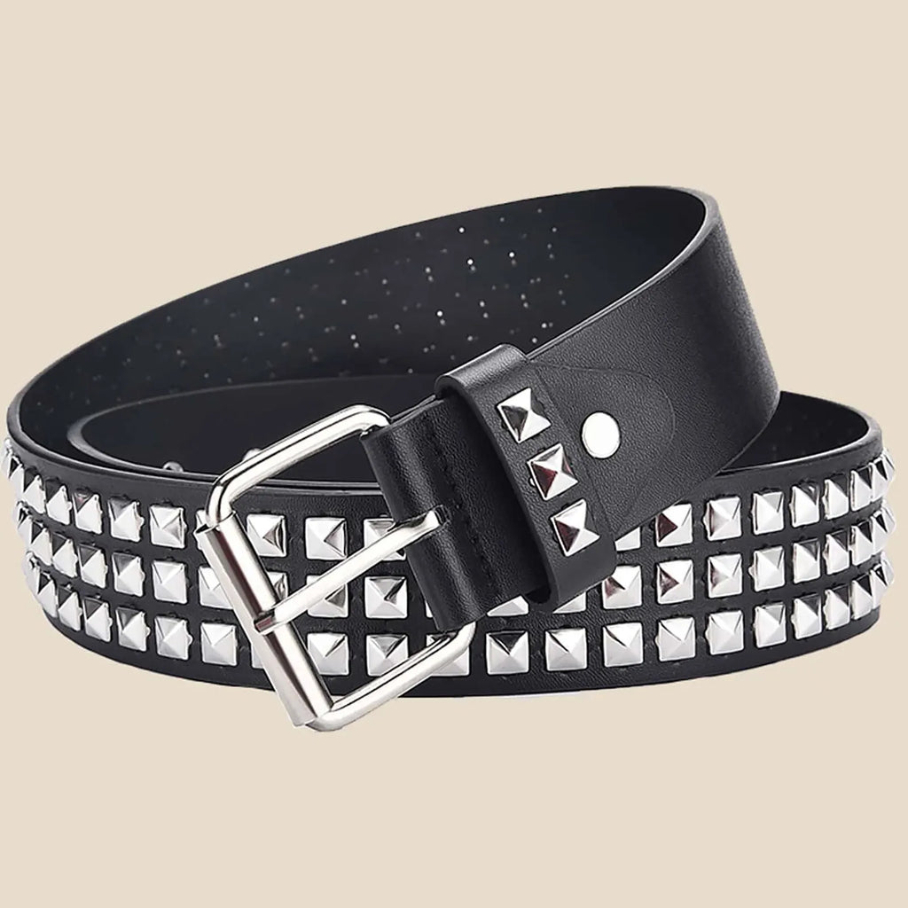 Punk Pyramid Rivet Belt