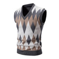 Men's Argyle Knit Vest (Lightweight)