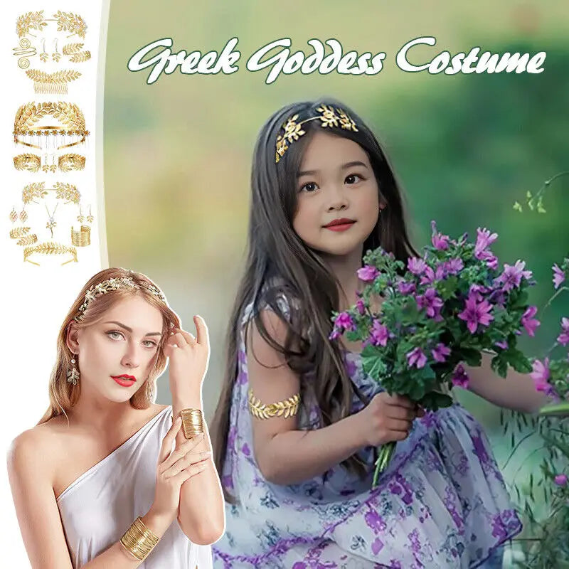 Greek Goddess Hair Jewelry Set