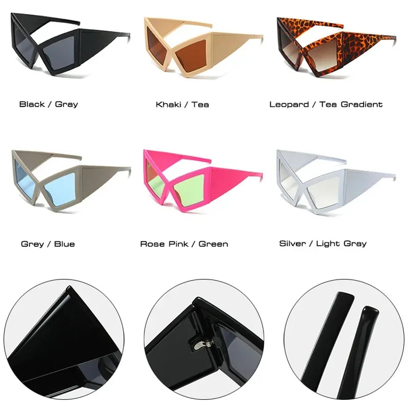 Women's Oversized Cat Eye Sunglasses