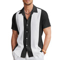 Men's Hawaiian Striped Short-Sleeve Shirt