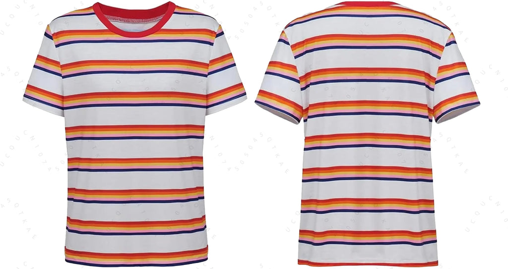 Kids' Cosplay Costume Set – Striped T-Shirt & Coat
