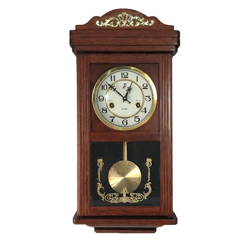 Retro Mechanical Pendulum Wall Clock