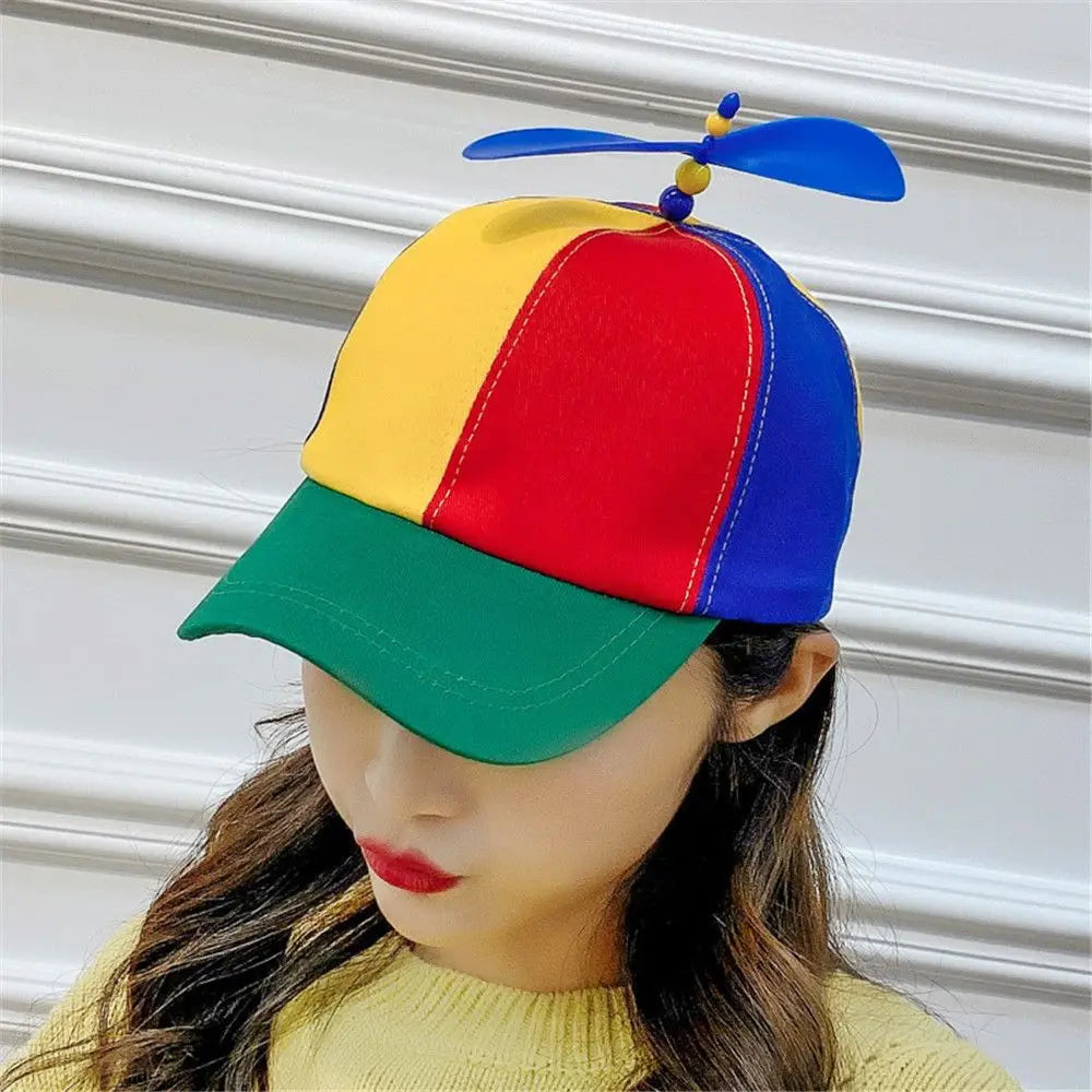 Rainbow Dragonfly Sun Cap