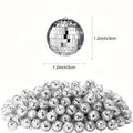 Mini Disco Mirror Ball Ornaments (12-Pack) – 70s Party Decor