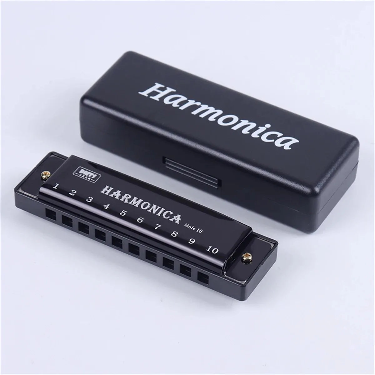 10-Hole Diatonic C Harmonica with Case