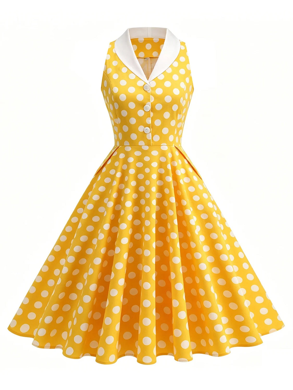 Women's 50s Polka Dot Party Dress