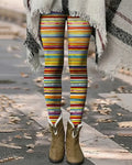 Women's Striped Leggings