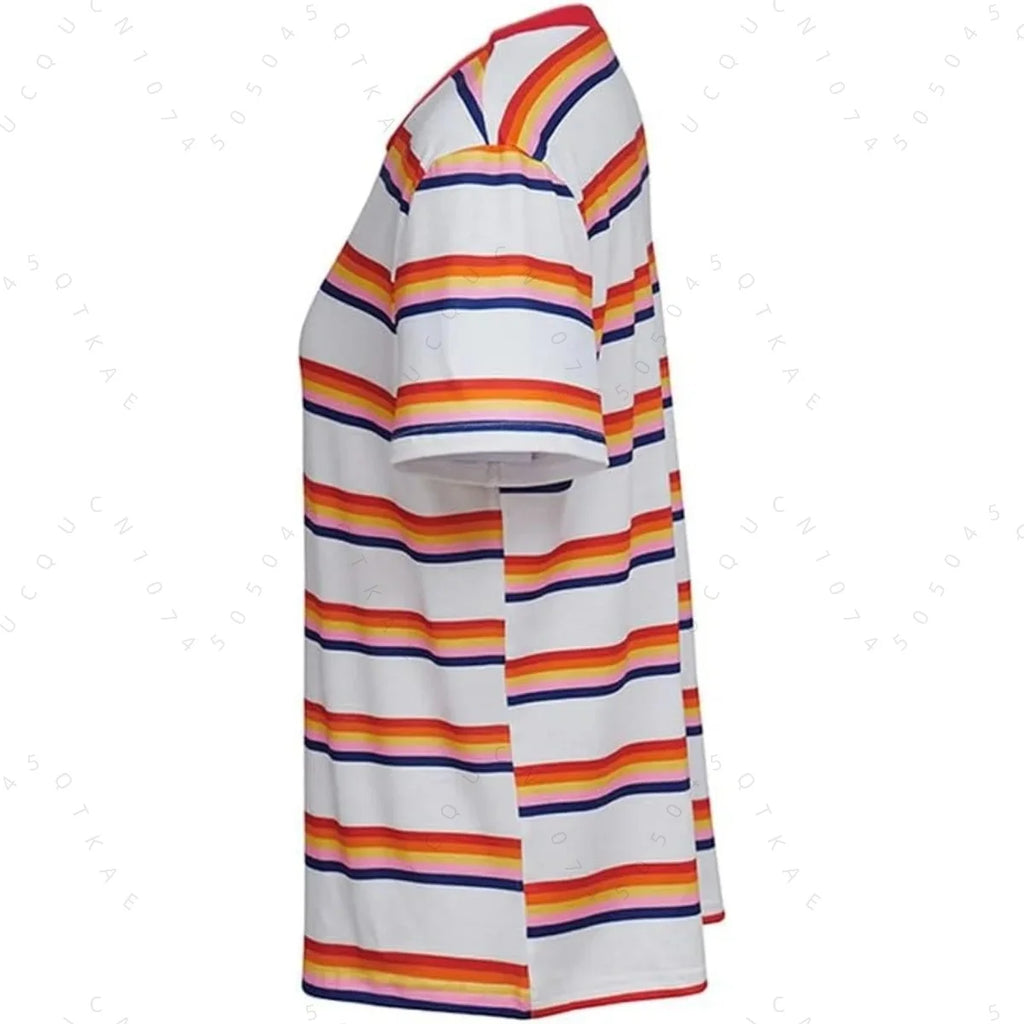 Kids' Cosplay Costume Set – Striped T-Shirt & Coat